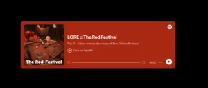 LORE :: The Red Festival (Podcast)